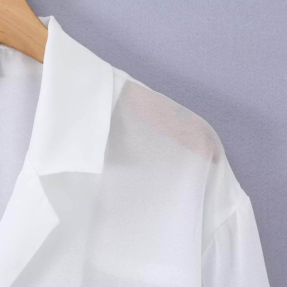 Simple metal light sensitive shirt