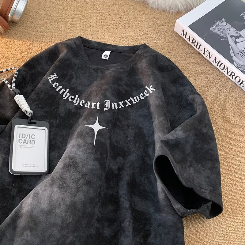 Tie-Dye Short Sleeve T-Shirt for Men