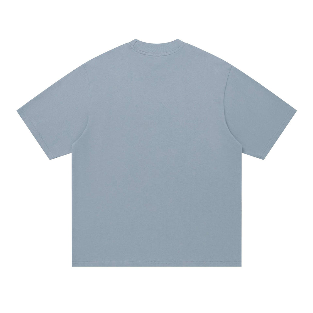 Circular cartoon short sleeved shirt