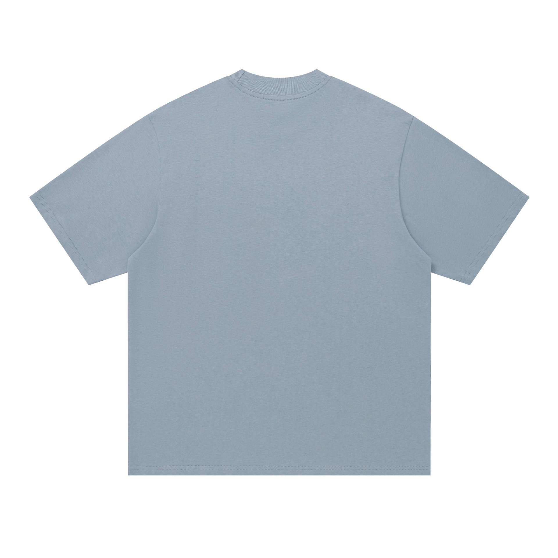 Circular cartoon short sleeved shirt