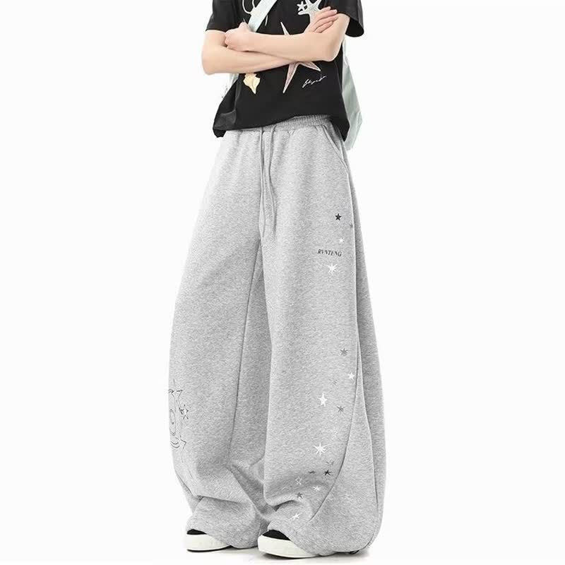 Star Print Blade Sweatpants for Men and Women