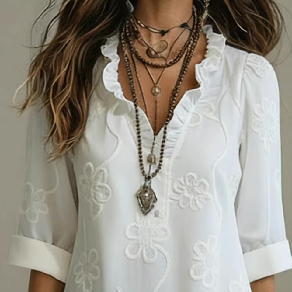 Fashion Lace Long Dress Spring Summer Style