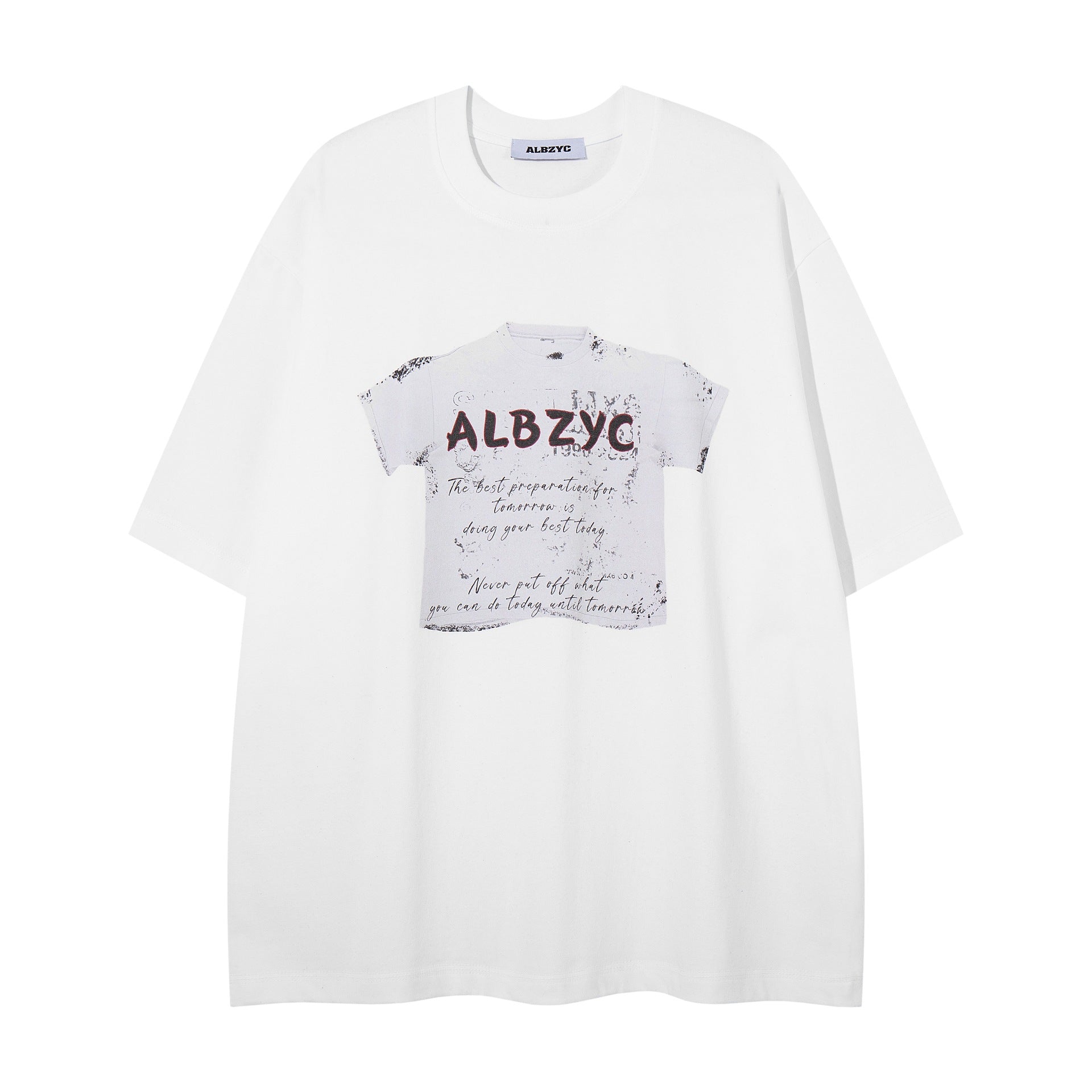 T-shirt printed short sleeved shirt
