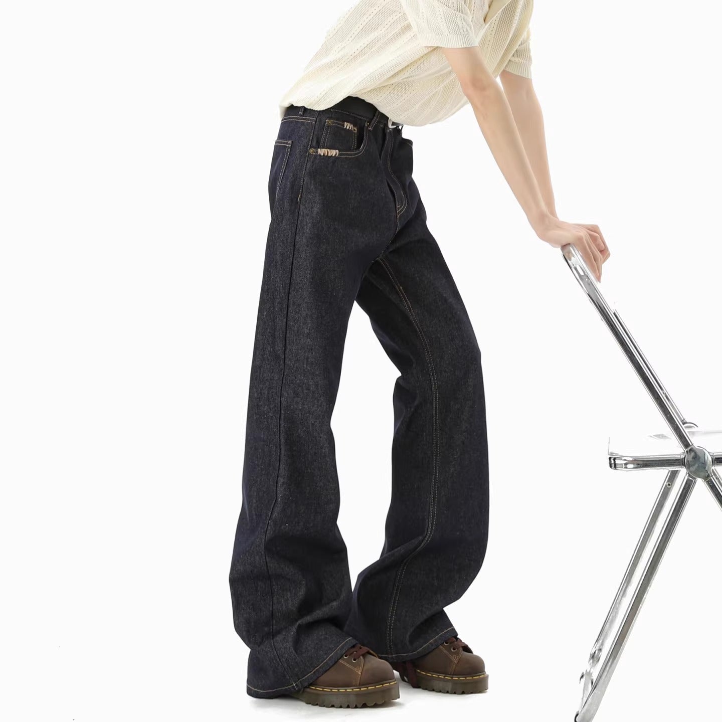 Men's Slim Fit Straight Leg Tapered Casual Pants
