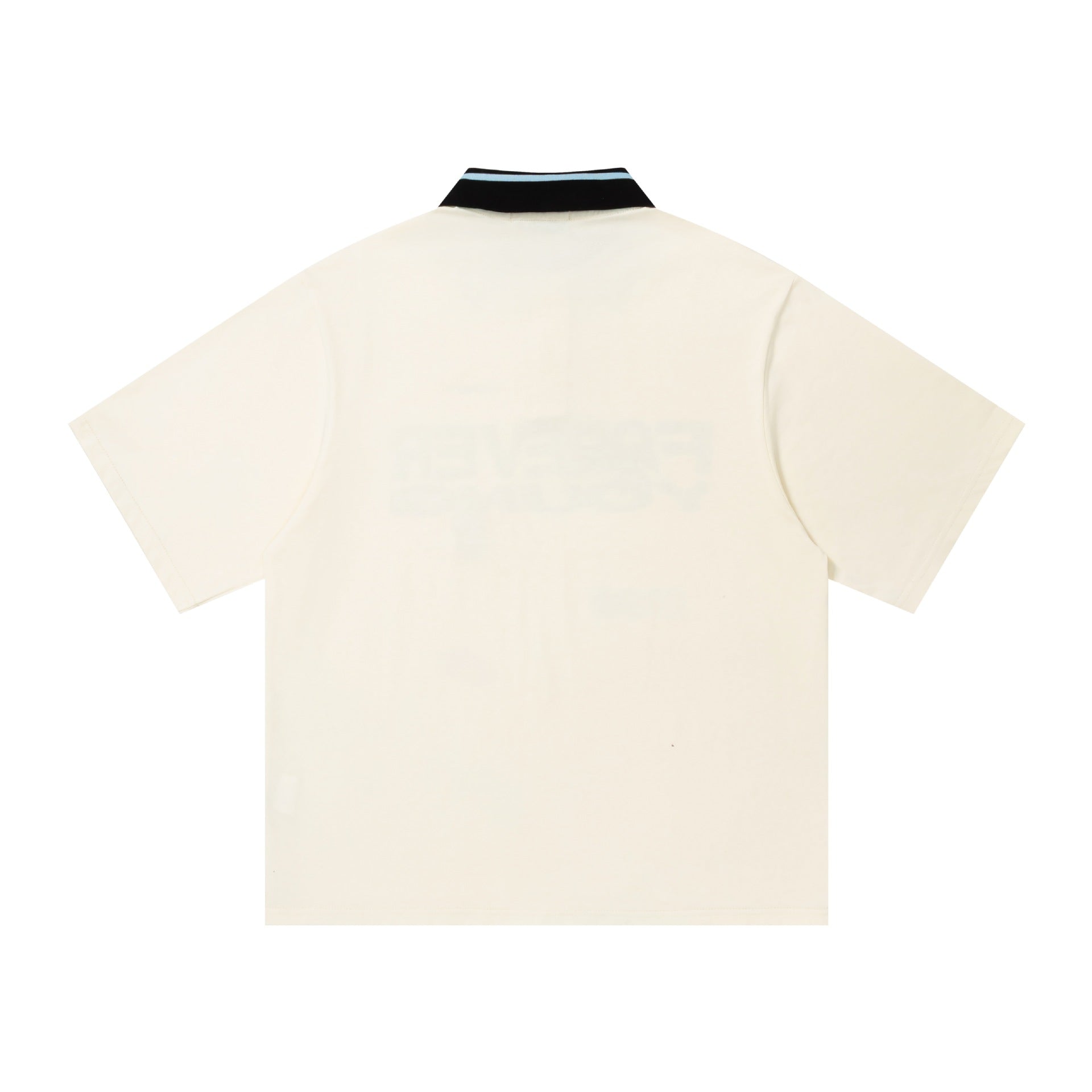 Letter graffiti short sleeved shirt