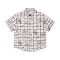 Hand drawn pony print short sleeved shirt