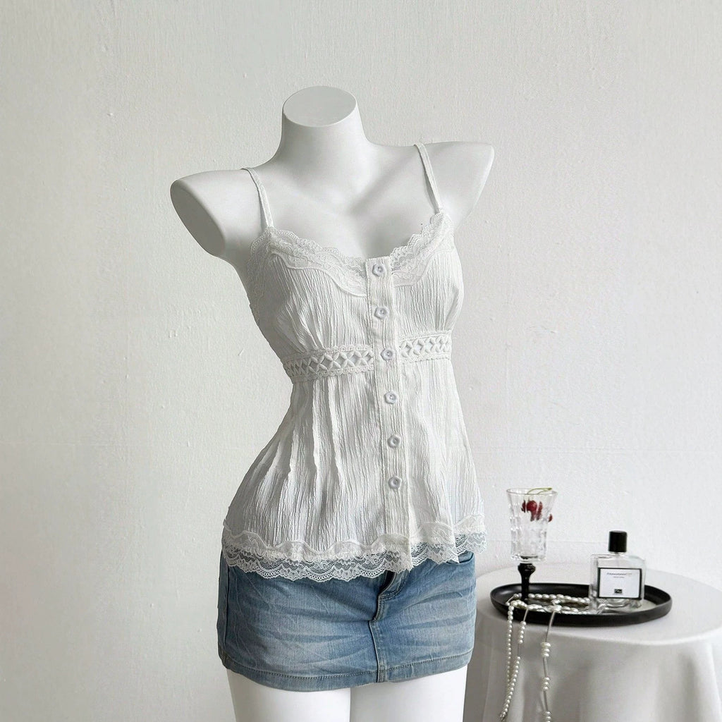 Lace slimming women's suspender
