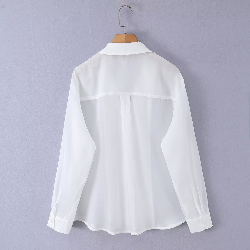 Simple metal light sensitive shirt