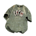 Men's Short Sleeve T-Shirt Casual Loose Fit Simple Trendy Crewneck Top