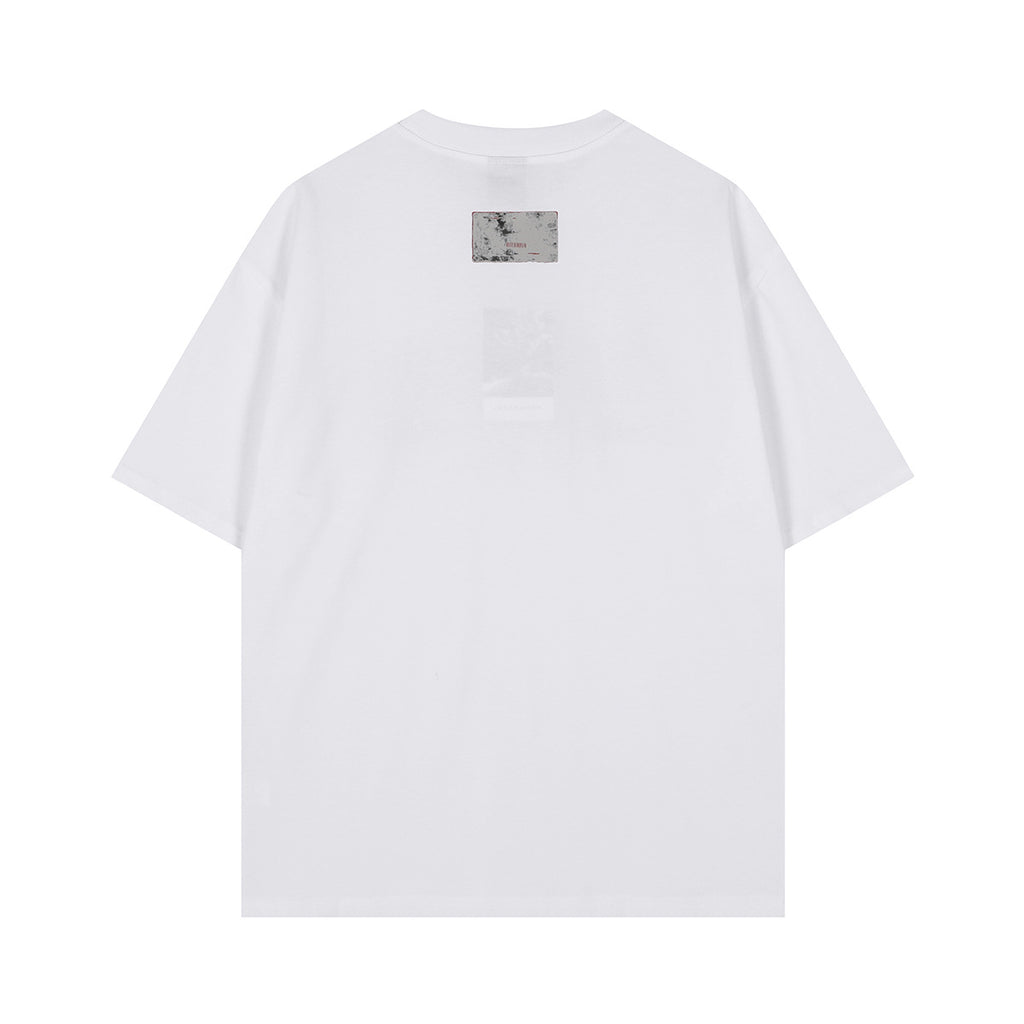 Rivet letter slogan short sleeved