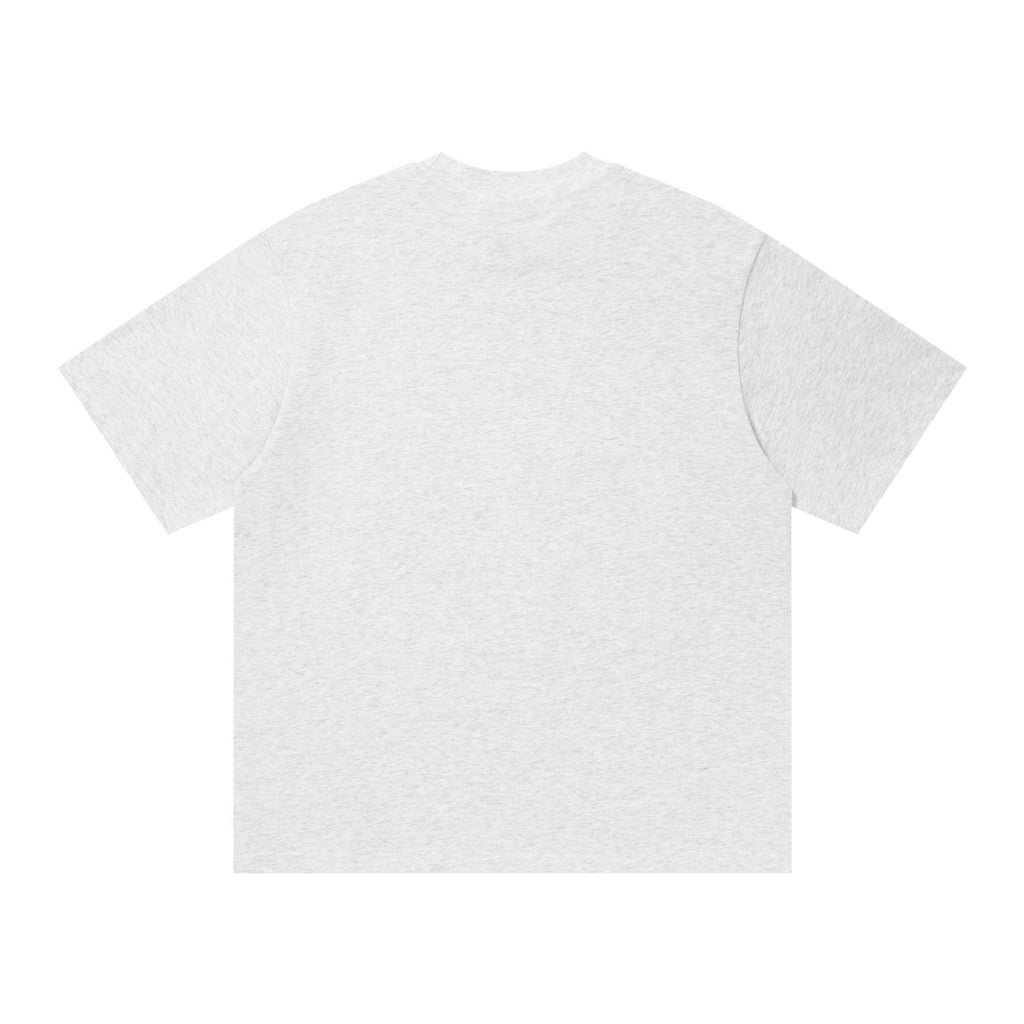 Plaid swallow embroidery short sleeved shirt