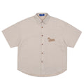 Minimalist striped short sleeved shirt