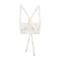 Pure Desire Wind Spicy Girl Flower Embroidered Top