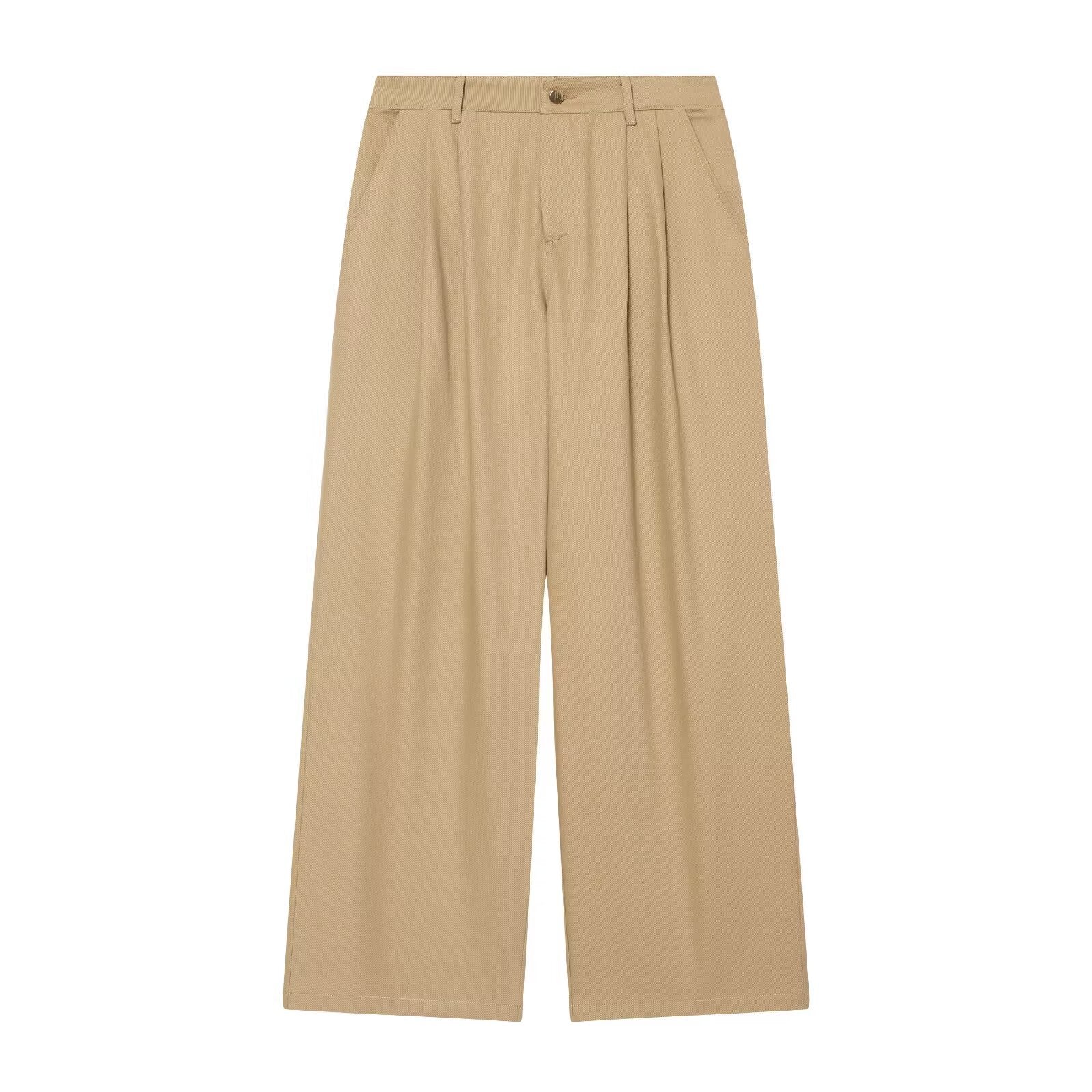 Cowboy camisole short top+pleated pants set