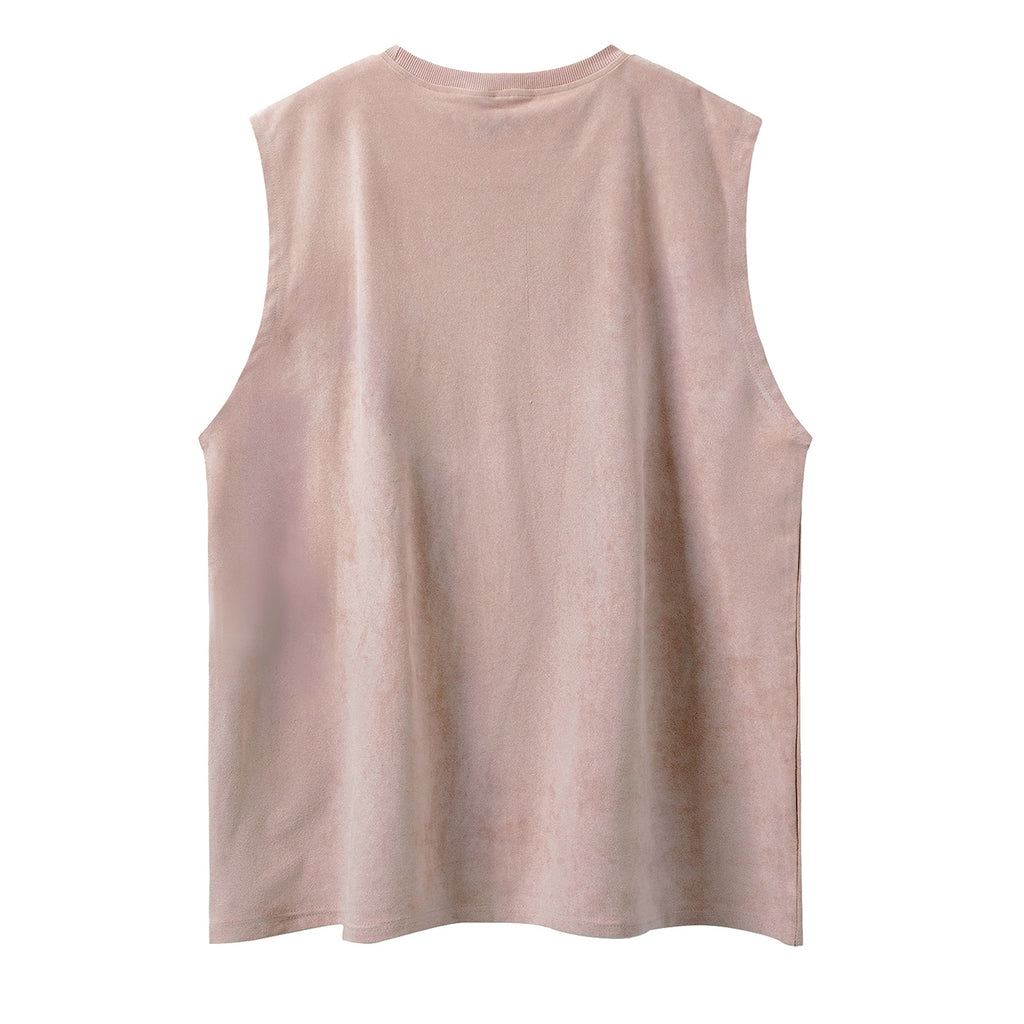 Coconut tree surfing printed vest