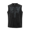 Wing cross printed vest