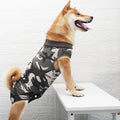 Pet Sterilization Surgical Gown Striped Breathable Dog Weaning Summer Post-Operative Care Clothes For Four Feet