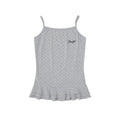 Romantic Ruffled Strap Top for Women,  Slim Fit Inner Layer or Outer Wear