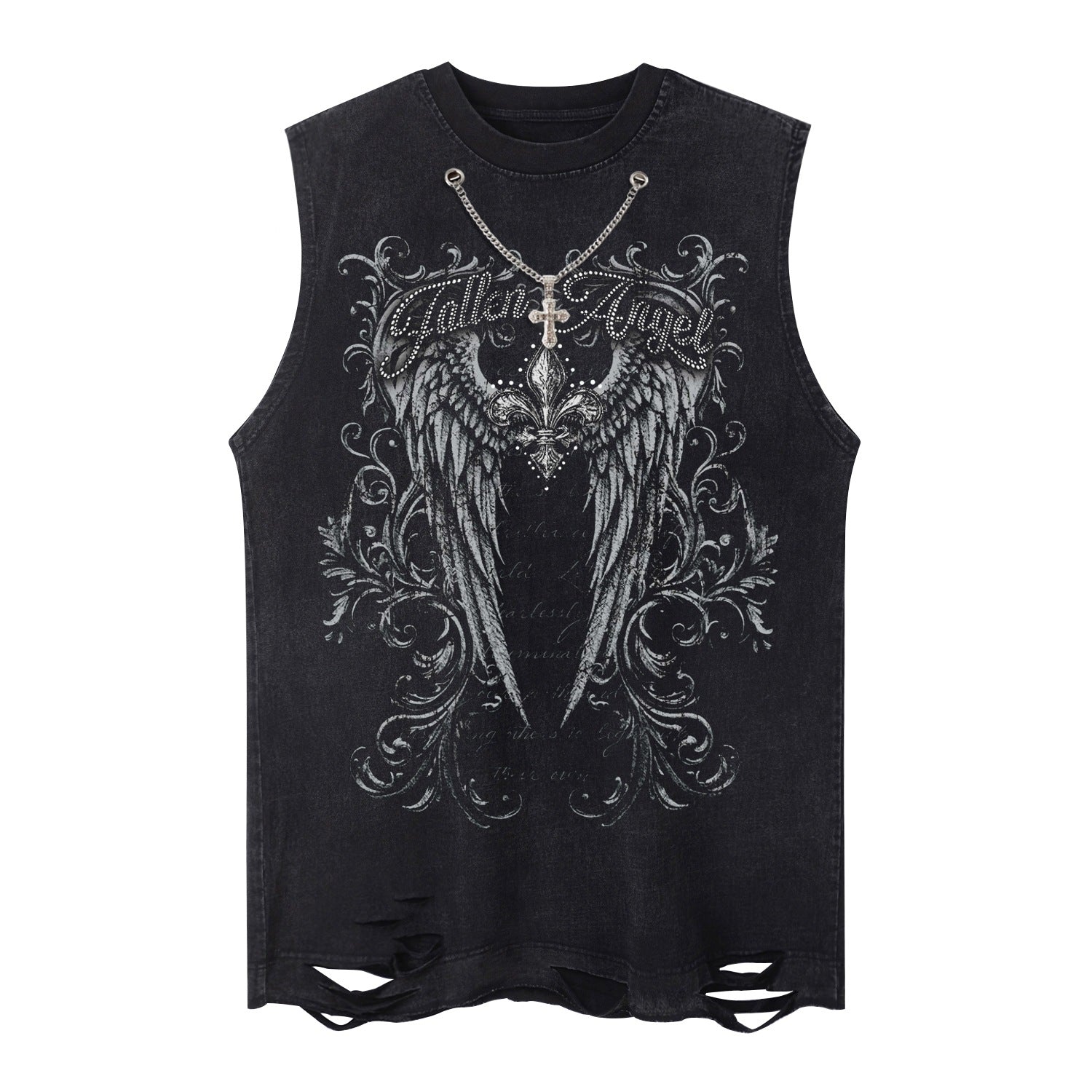 Fallen Angel Printed Tank Top
