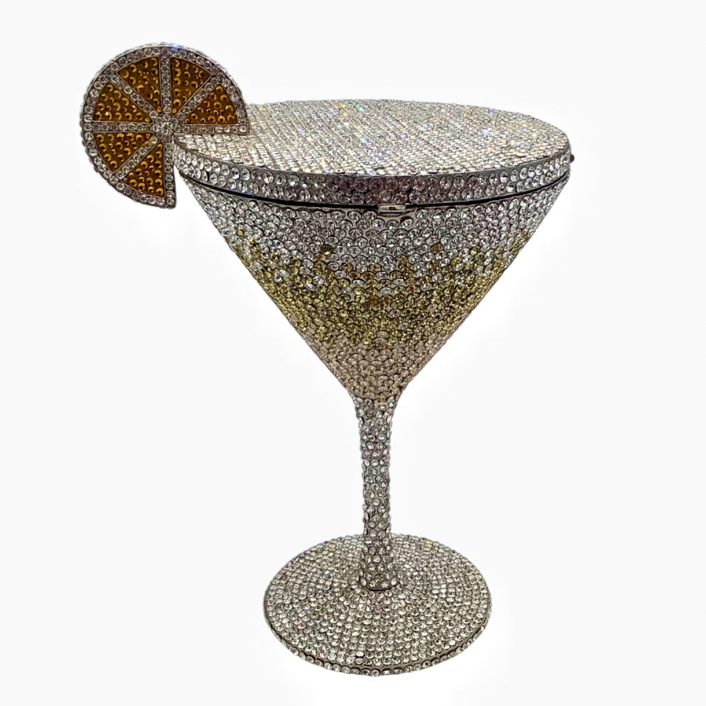 Cocktail Tall Cup Diamond studded Banquet Bag Handheld Women's Bag New