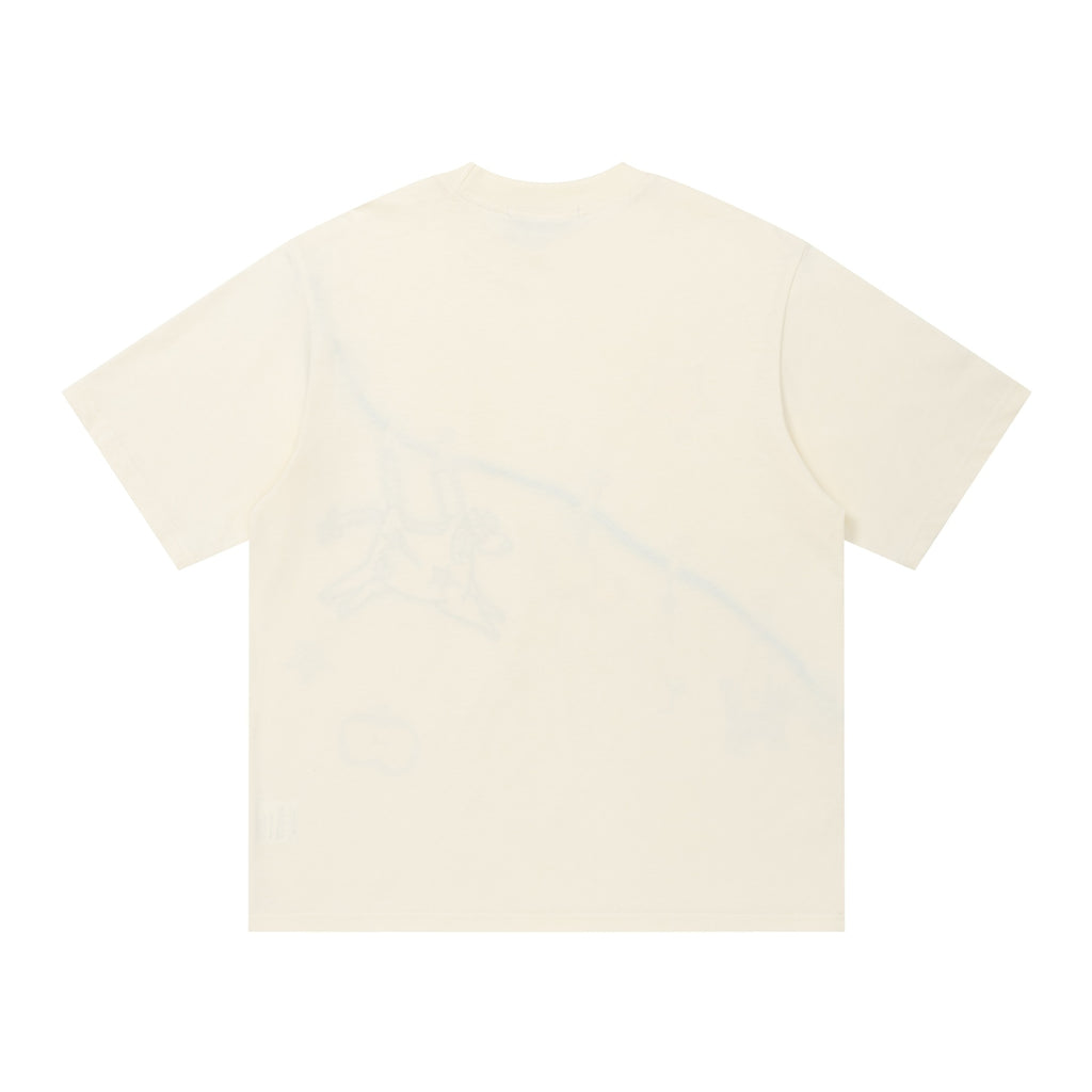 Hanging string puppet illustration short sleeved