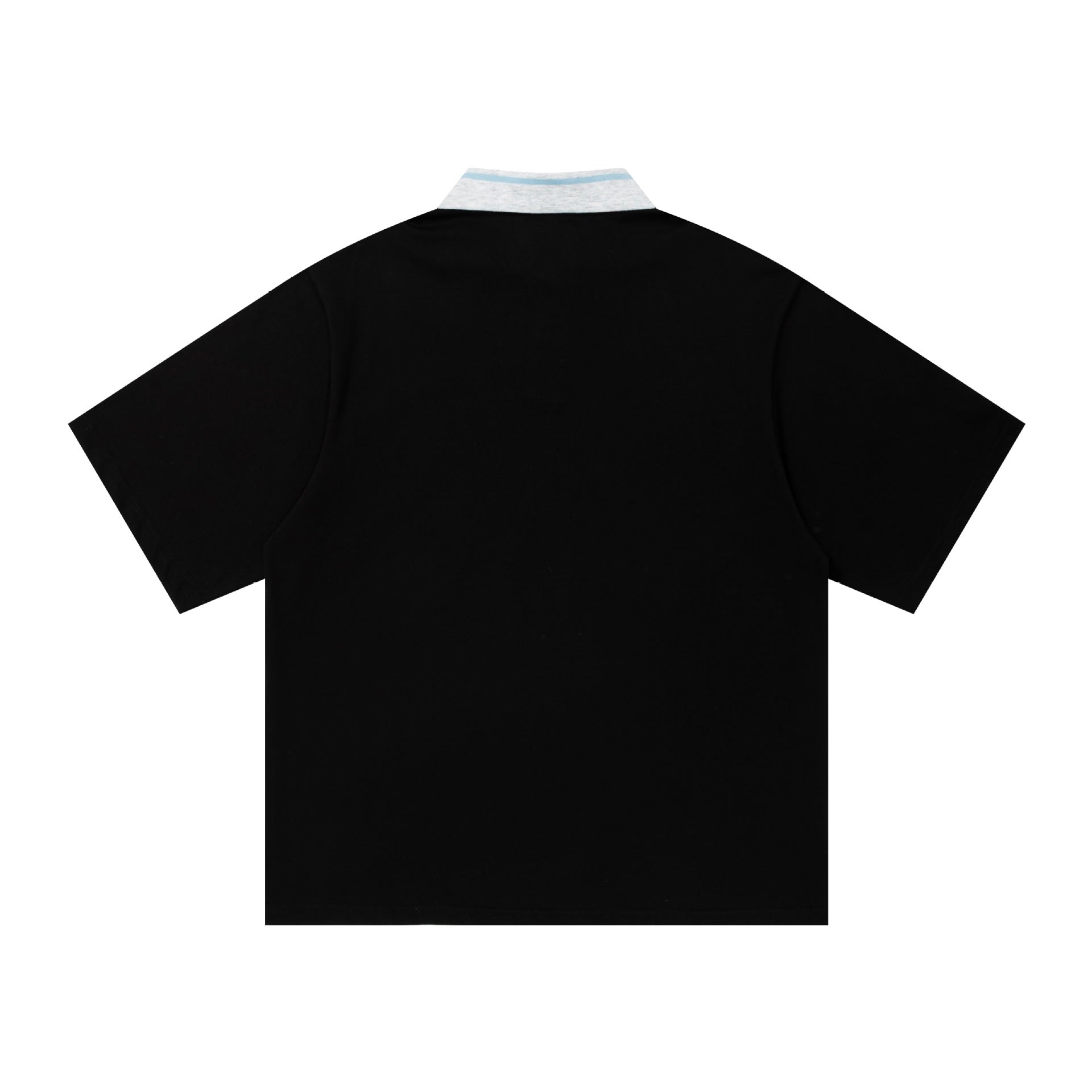 Letter graffiti short sleeved shirt