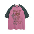 Palm tree graffiti short sleeved shirt