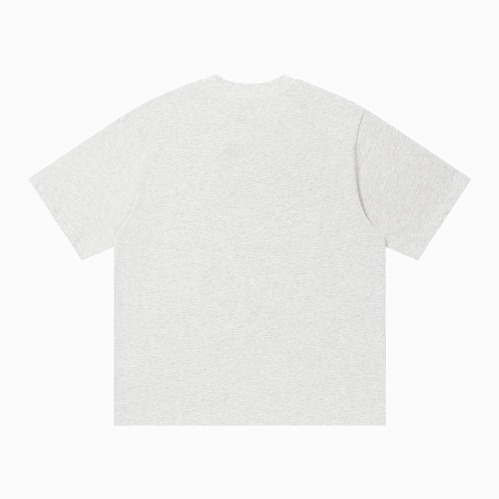 Tie printed short sleeved shirt
